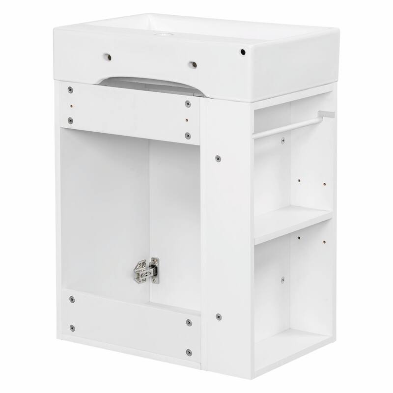 20" Bathroom Vanity with Ceramic Sink