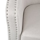 preview thumbnail 11 of 30, Maya Modern Fabric Swivel Chair by Christopher Knight Home - 30.25" W x 31.25" L x 31.25" H