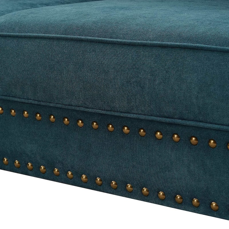 82" Chenille Sofa Couch, Upholstered Sectional Sofa