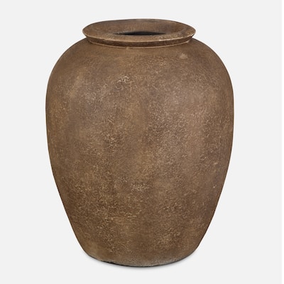 Rustic Outdoor Terracotta Planter - 20" - Antique Brown