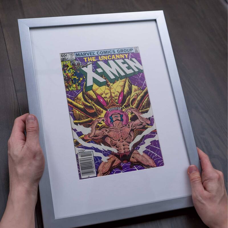 12x17 Silver Wood Picture Frame - UV Acrylic, Foam Board Backing, Hanging Hardware