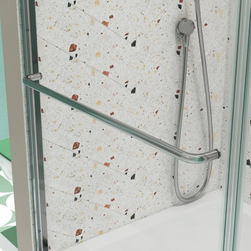 Aluminum Shower Door with High Quality Stainless Steel Handle