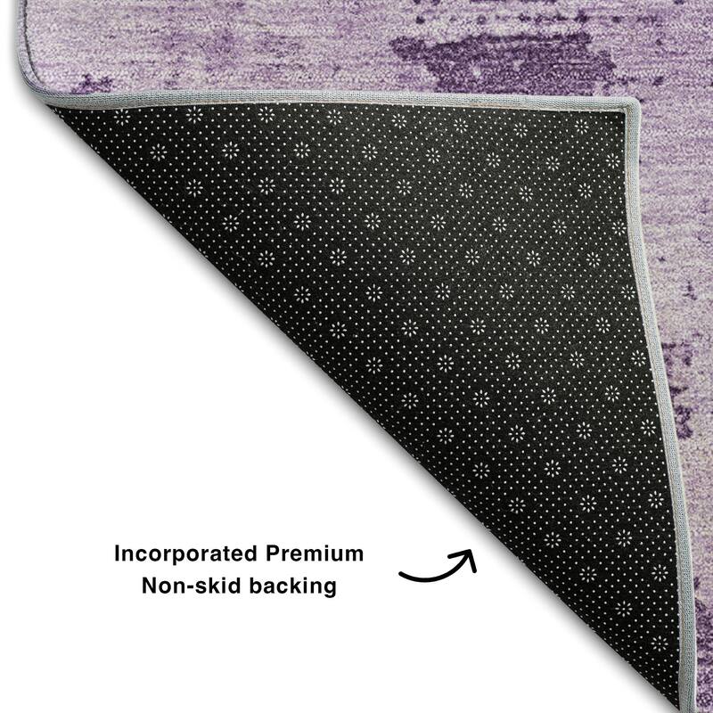 Premium Washable Super Soft Casual Abstract Mayfield Rug