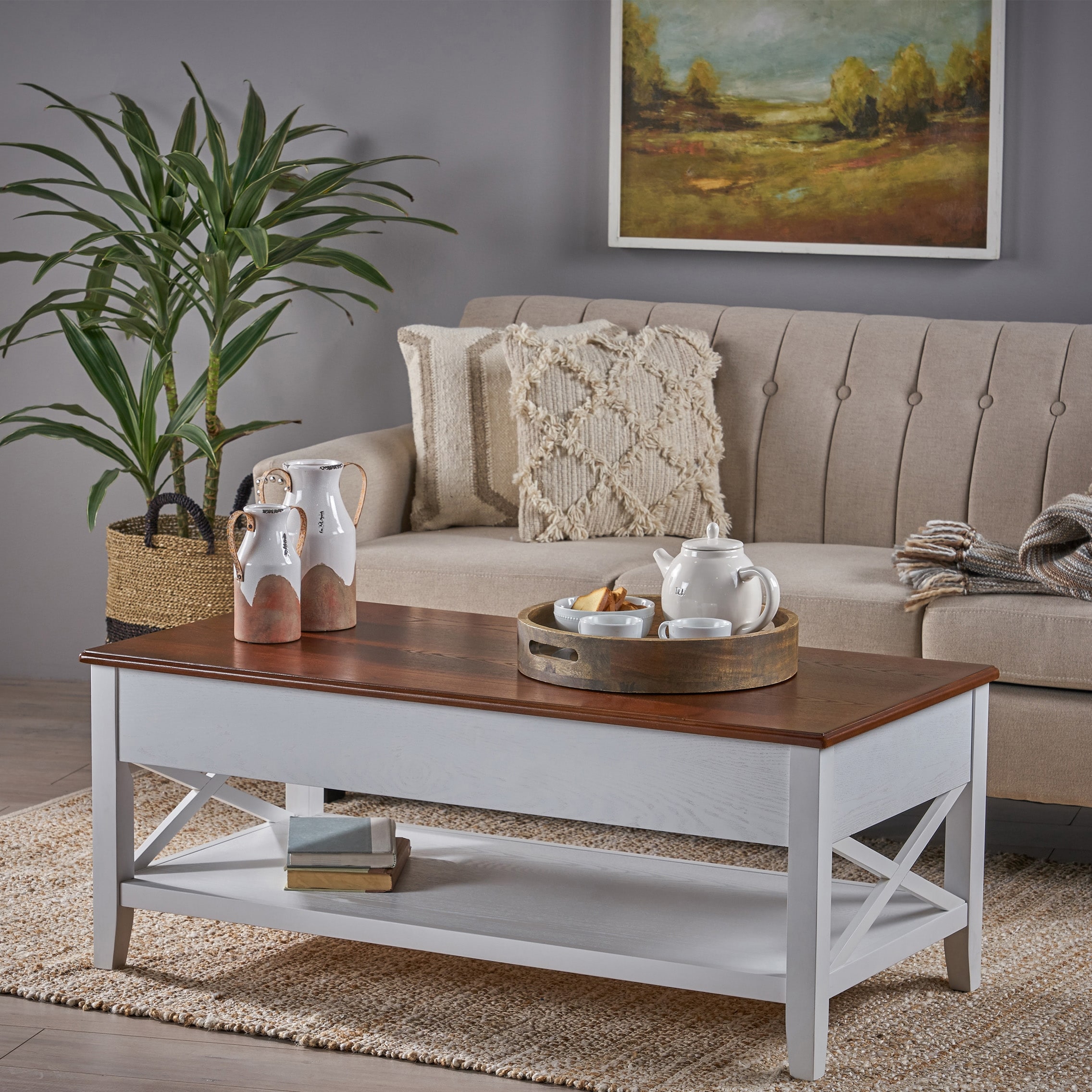 Decatur farmhouse lift top coffee table hotsell