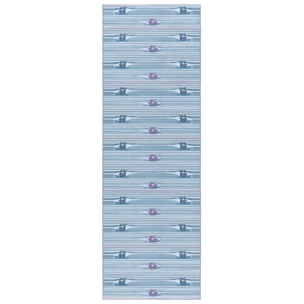 slide 2 of 5, SAFAVIEH Tacoma Kids Annaleena Kids & Tween Rug 2'6" x 8' Runner - Grey/Blue