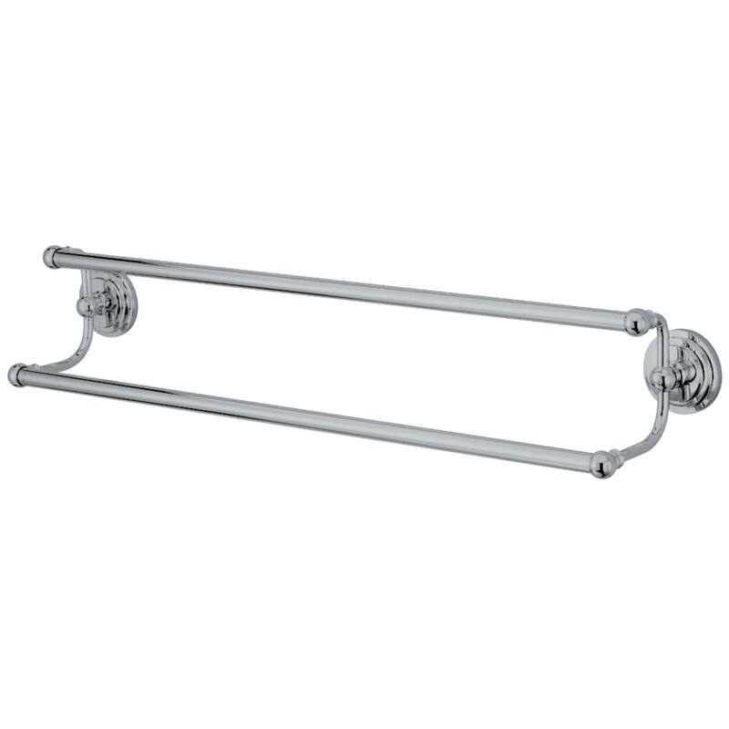Milano 18-Inch Dual Towel Bar - Polished Chrome