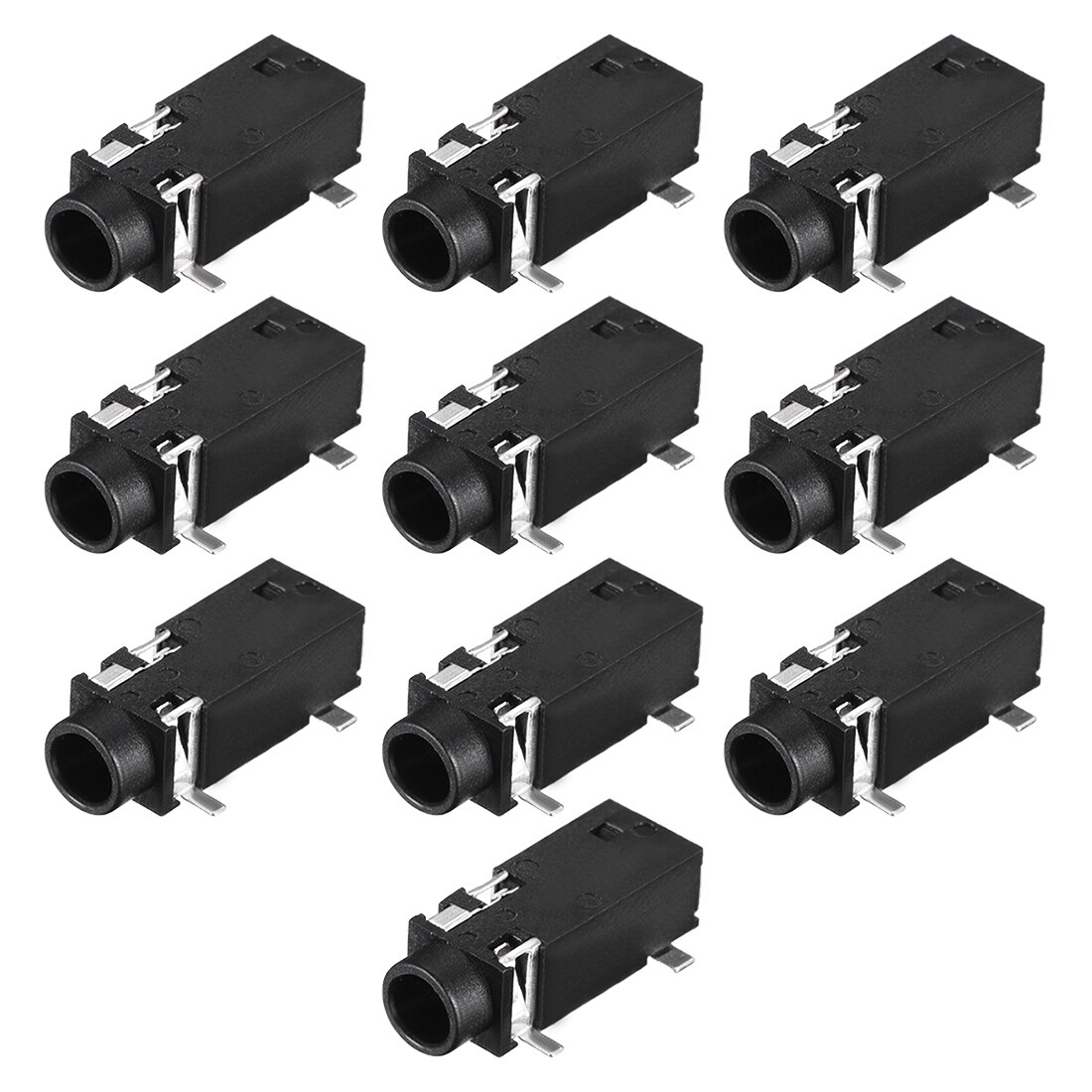 3 5 Mm Audio Jack Connector Pcb Mount Female Socket 5 Pin Pj 328 10pcs Overstock 26408117