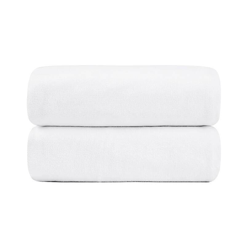 Oversized Bath Towel Set of 2 - White