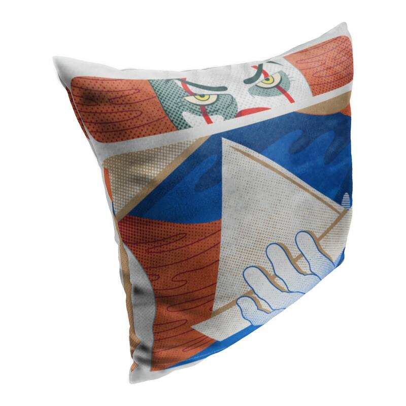 Warner Brothers Horror It Come Float 18 Inch Throw Pillow