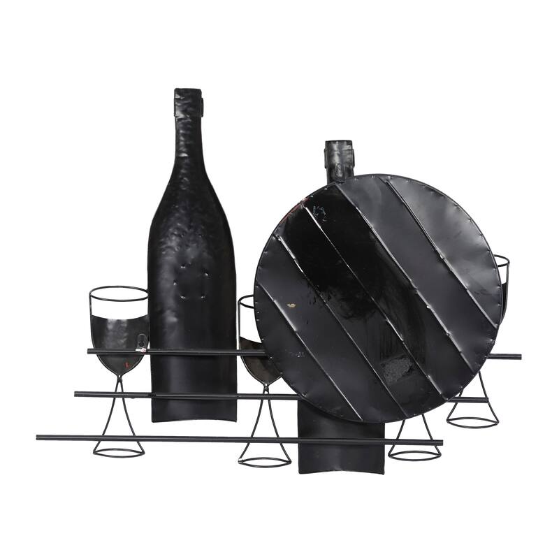 Copper Metal Wine Home Wall Decor