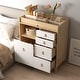 preview thumbnail 26 of 36, Storage Dresser Chest w/Changing Station for Infant Kids Bedroom White