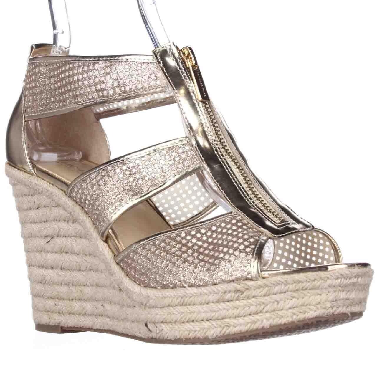 michael kors damita wedge pale gold