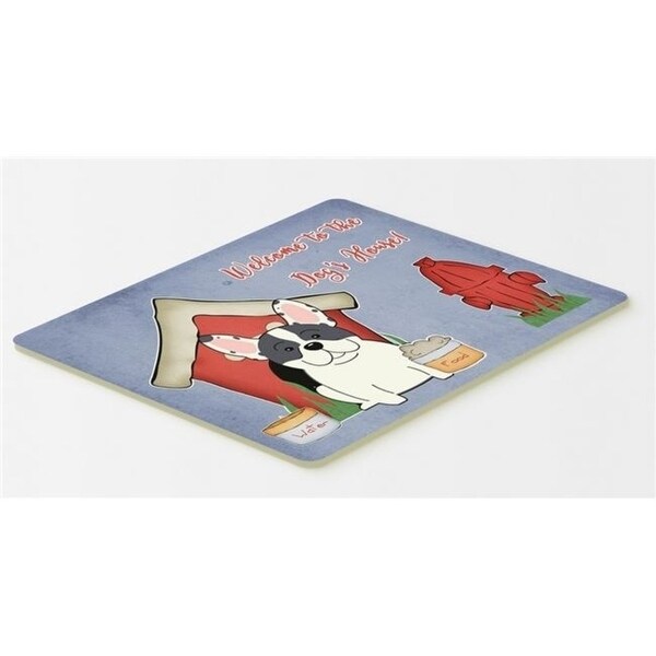 Carolines Treasures BB2765CMT Dog House Collection French Bulldog Piebald Kitchen or Bath Mat 20 x 30