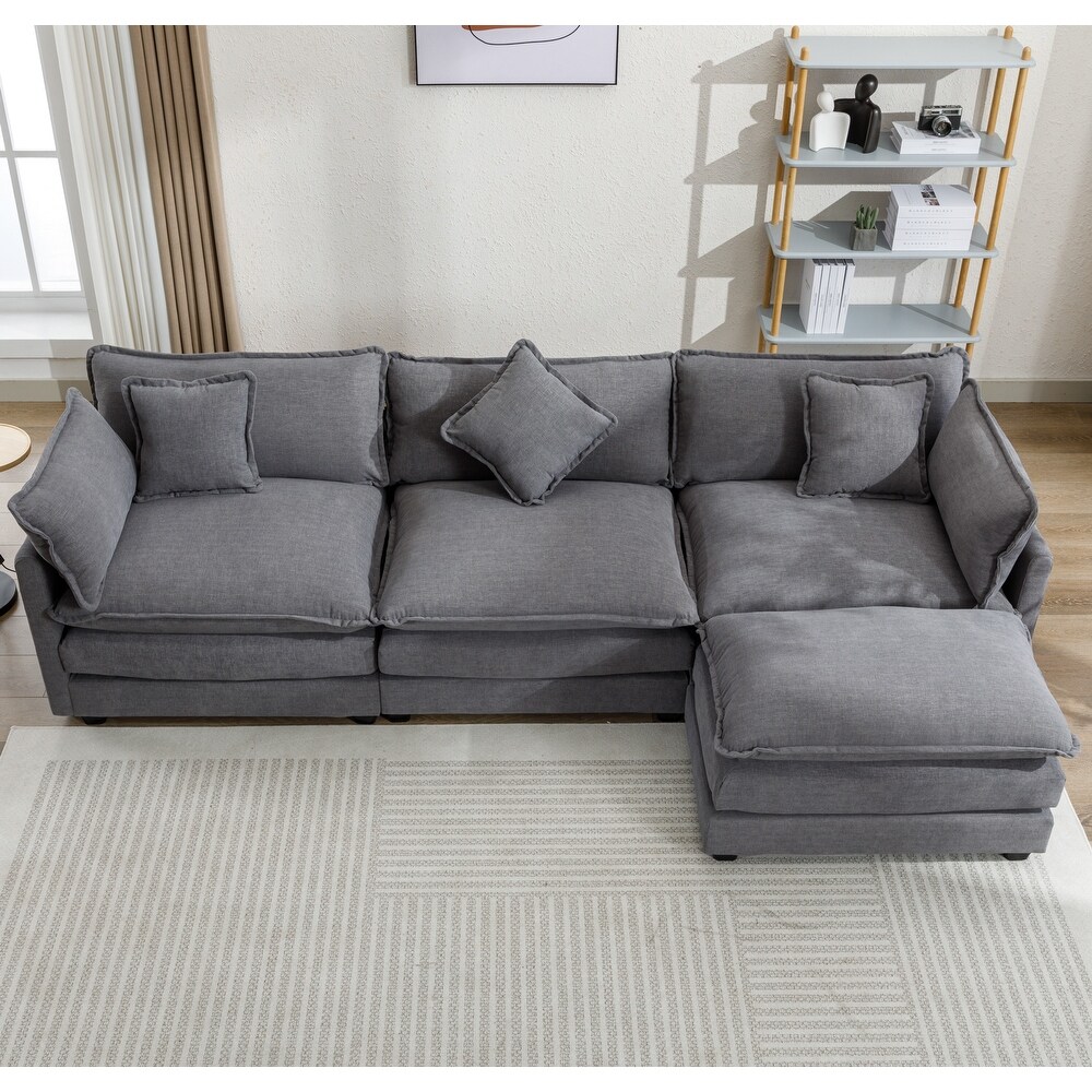 Stonenesse reversible sectional clearance in gray