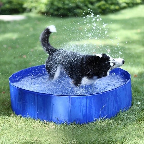 Portable pet Swimming Pool Foldable Bath Pool,Dogs&Cats All-Purpose - Bed  Bath & Beyond - 33899983