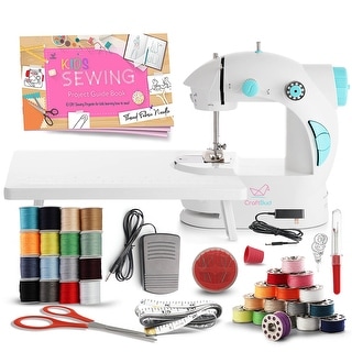 Mini Sewing Machines, Kids Sewing Machine ages 8-12, Double Thread