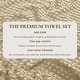 preview thumbnail 164 of 193, Linery & Co. Cotton Diamond Waffle Texture Bath Towels.