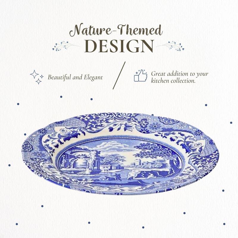 Spode Blue Italian Collection Round Plate