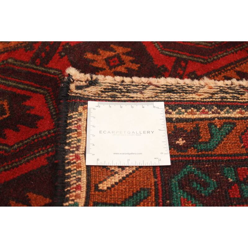 Teimani Red Rug 2'9" x 4'5" - 2'9 x 4'5