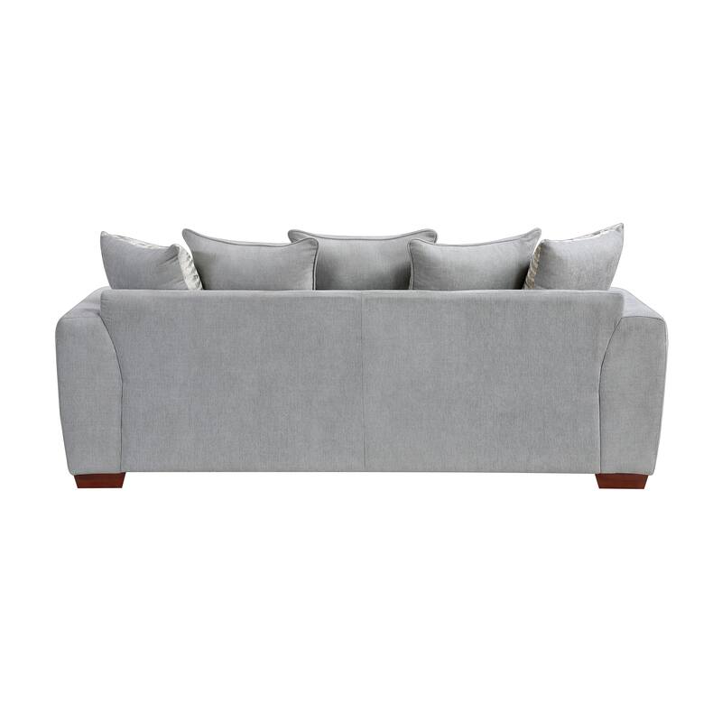 Fremont & Park Ezra 82" Chenille Living Room Loveseat with 7 Decor Pillows
