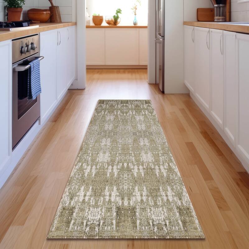 Premium Washable Super Soft Distressed Ombre Mayfield Rug - Beige - 2' 3" x 7' 6" - Runner