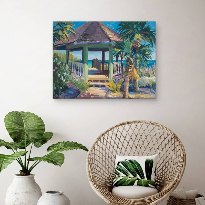 From My Porch Bright by Kathleen Denis Canvas Art Print