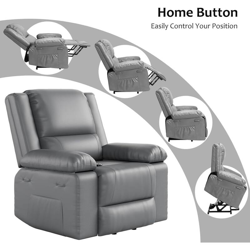 Power Lift Recliner, with Massage & Heat