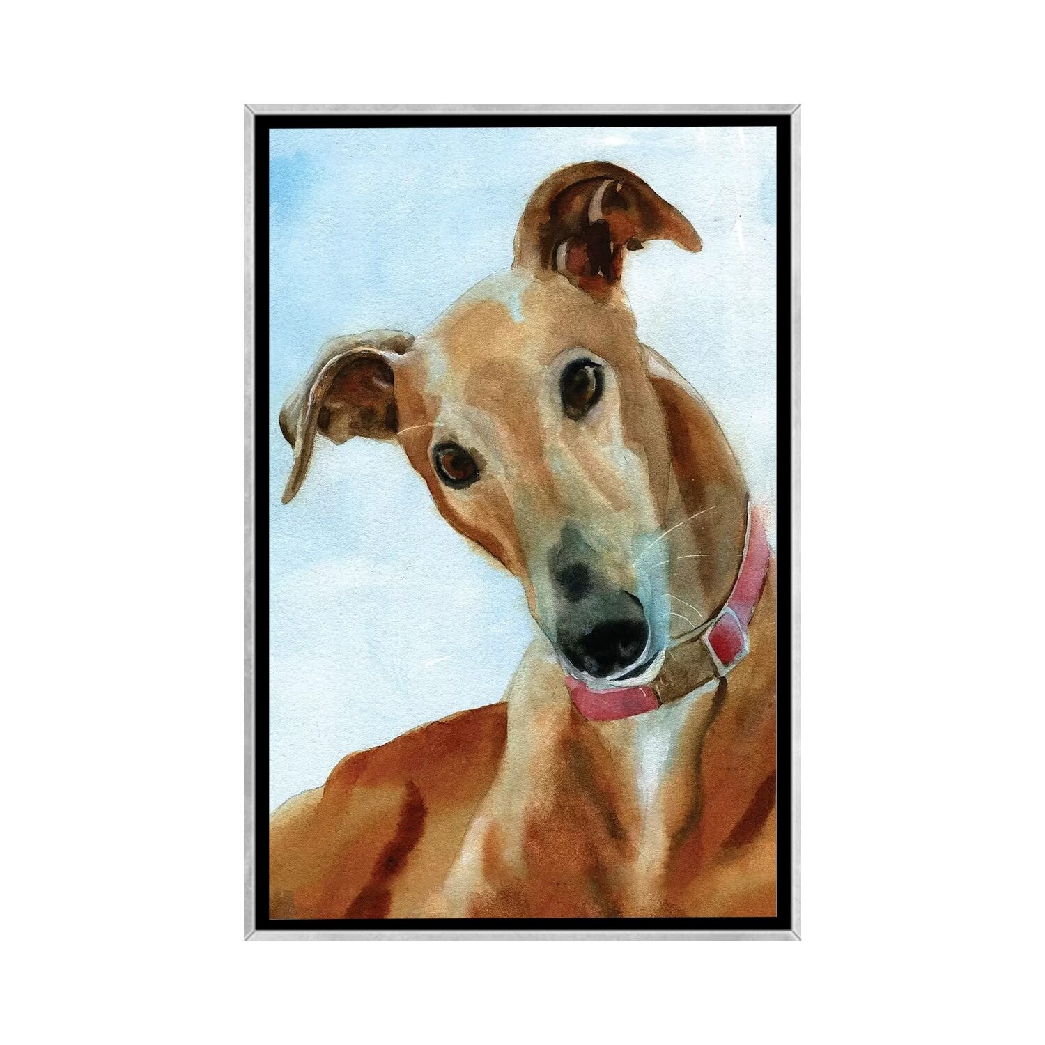 iCanvas Greyhound Portrait by Rachel Parker Framed - Bed Bath & Beyond -  37704774