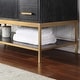preview thumbnail 85 of 143, Altair Wildy Bathroom Vanity with White Composite Stone Top without Mirror