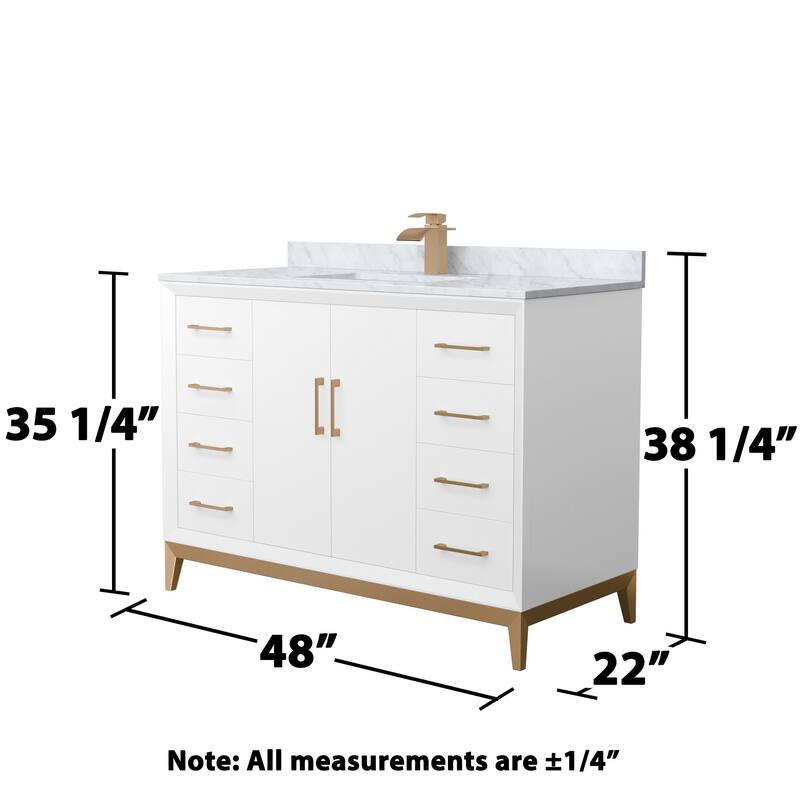 Wyndham Collection WCH818148S-CMUNS-MXX Amici 48" Free Standing Single