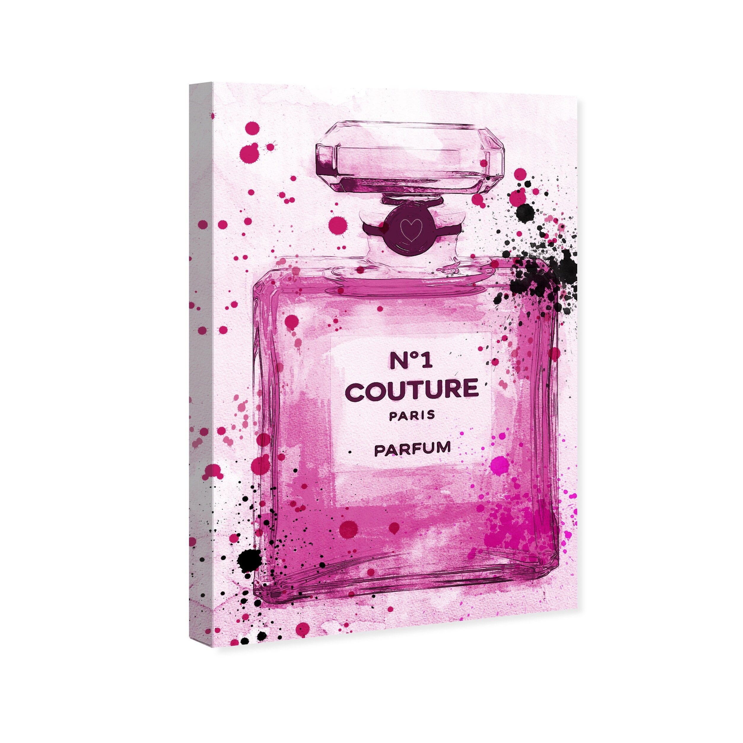 Oliver Gal ' Couture Parfum' Fashion and Glam Wall Art Canvas Print - Pink,  White