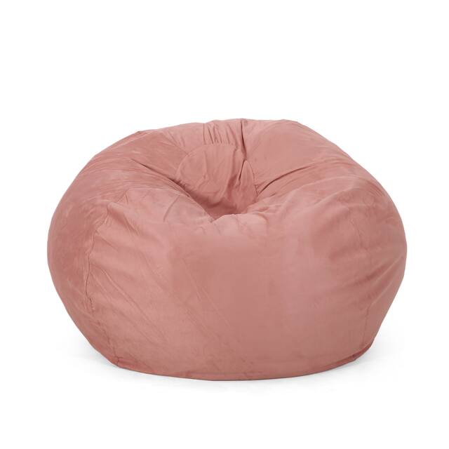Madison Faux Suede 5-foot Beanbag Chair by Christopher Knight Home