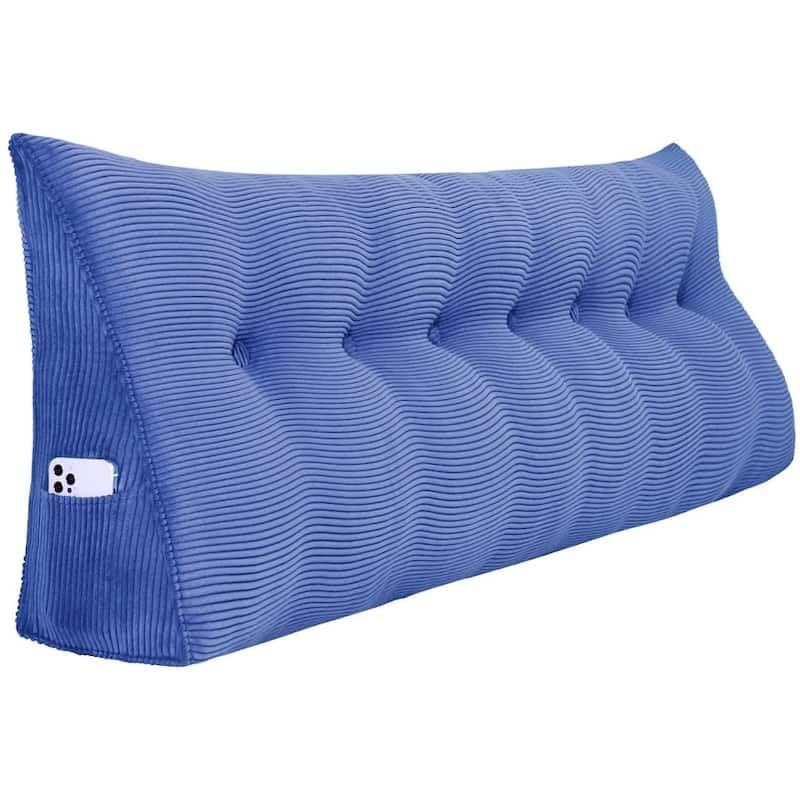 WOWMAX Bed Rest Wedge Headboard Reading Pillow Back Support Elevate Cushion