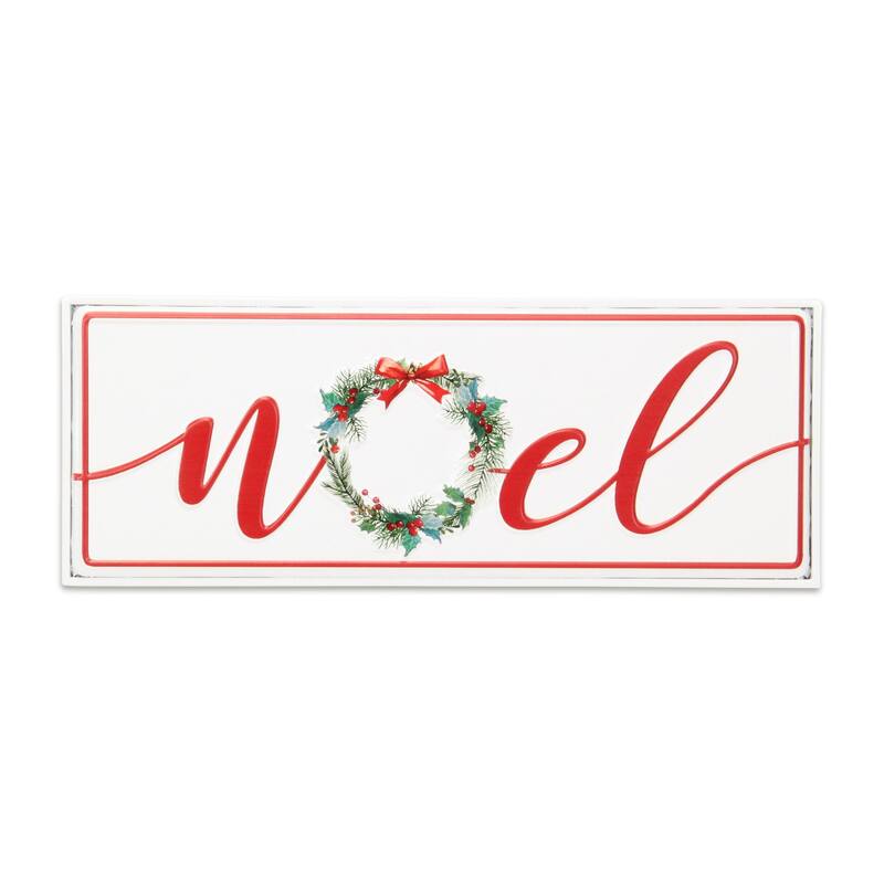 Clara Holiday Metal "Noel" Sign