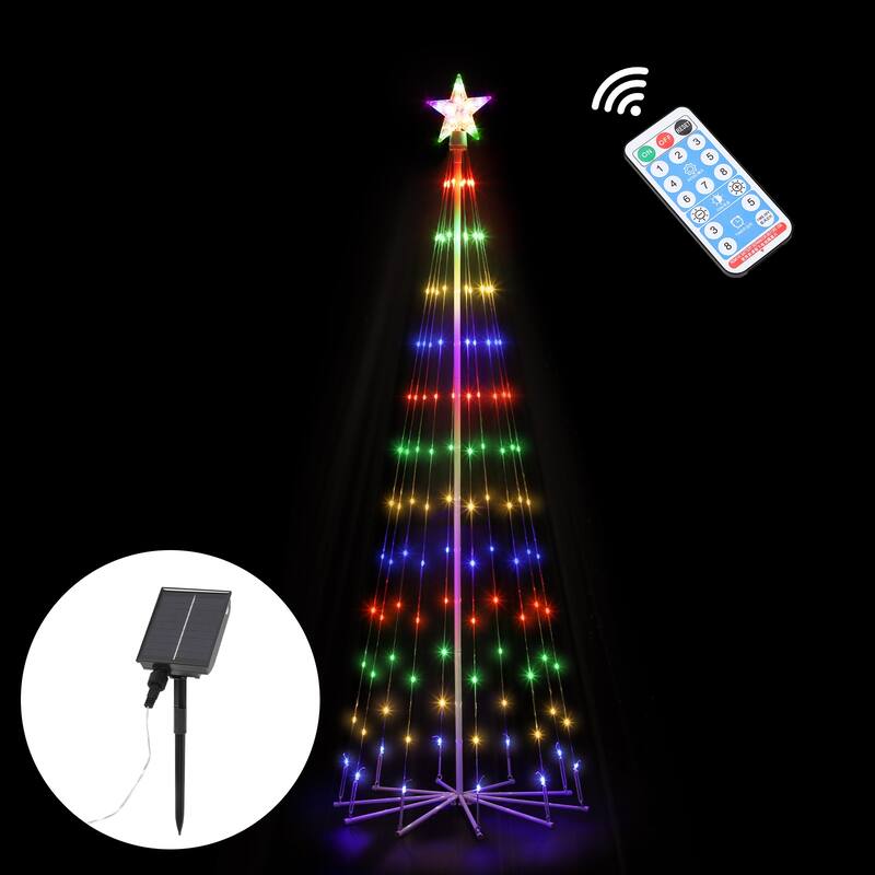 LED Outdoor Christmas Tree - 6FT-Solar