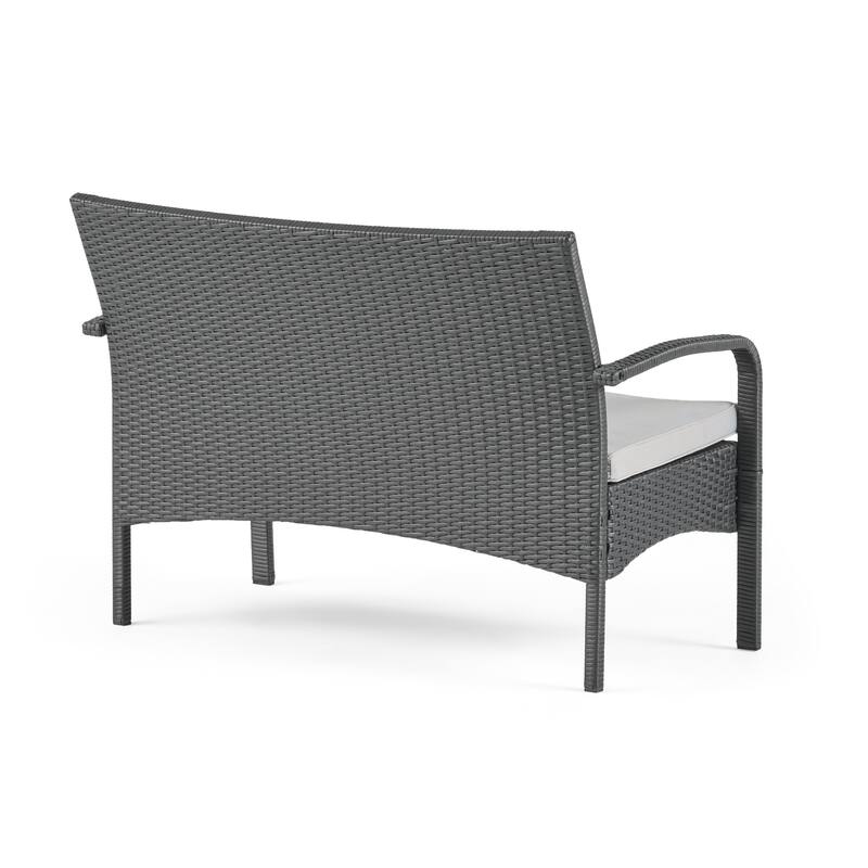 4PC Comfortable Outdoor Chat Set for Relaxing and Socializing