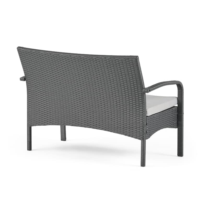 Cordoba Outdoor 6-piece Wicker Conversation Set by Christopher Knight Home