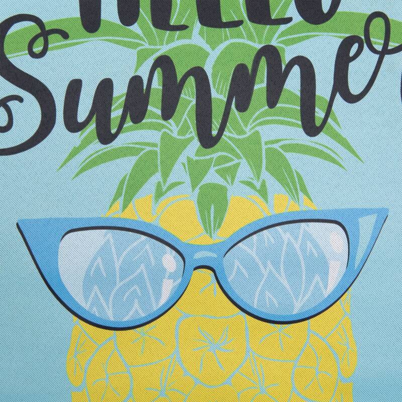 Hello Summer Pineapple Outdoor Garden Flag - 12.5" x 18"
