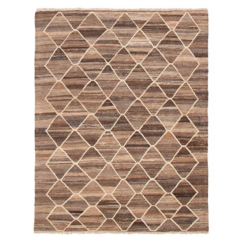 Sivas Brown Kilim 5'2" x 6'8" - 5'2 x 6'8 - Brown - 5'2 x 6'8