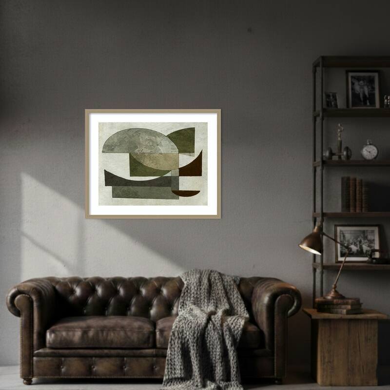 Shaped by Dan Hobday Wood Framed Wall Art Print