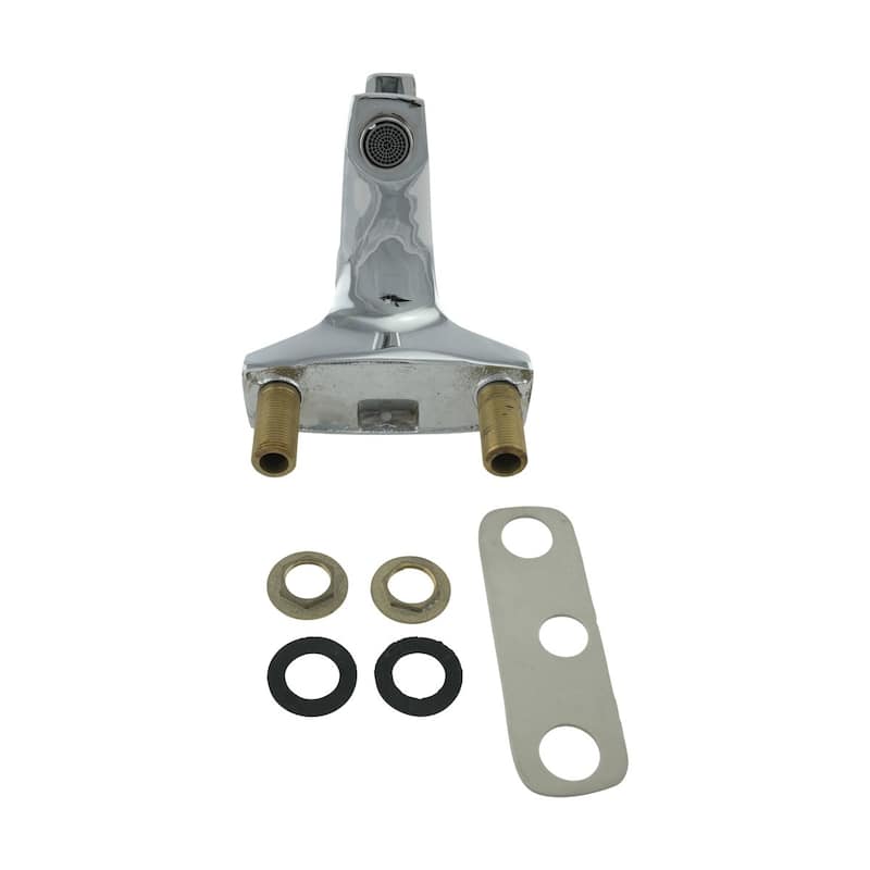 Chrome Plated Centerset Bathroom Faucet 4 3/16"H 1 Handle Renovators Supply