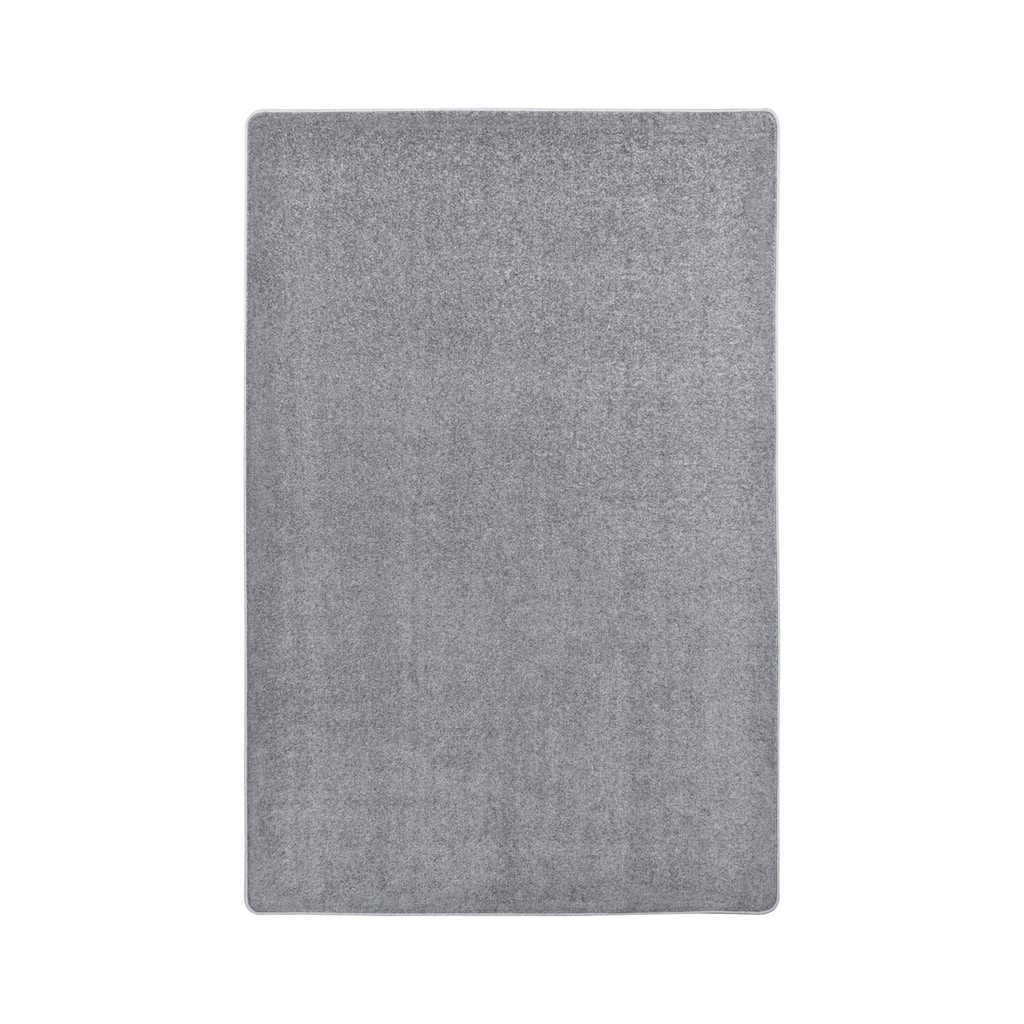 4'x6' area rug in Silver - durable soft decorative rug for home, living room & bedroom - 6' x 7'