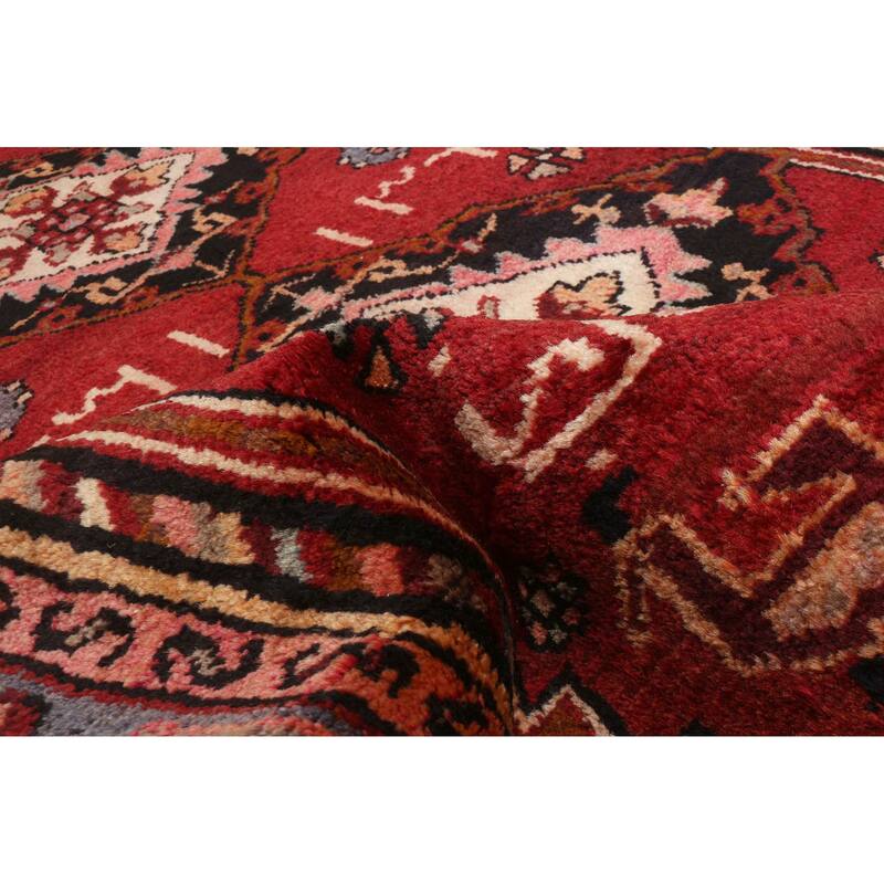 ECARPETGALLERY Hand-knotted Anadol Red Wool Rug - 3'7 x 9'2