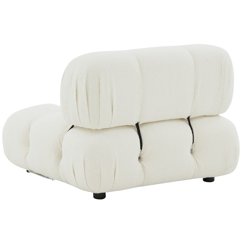 SAFAVIEH Couture Raimunde Tufted Accent Chair - 37 In W x 37 In D x 27 In H - 37Wx37Dx27H