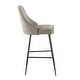 preview thumbnail 35 of 48, Silver Orchid Naldi Contemporary Black Counter Stool (Set of 2) - N/A