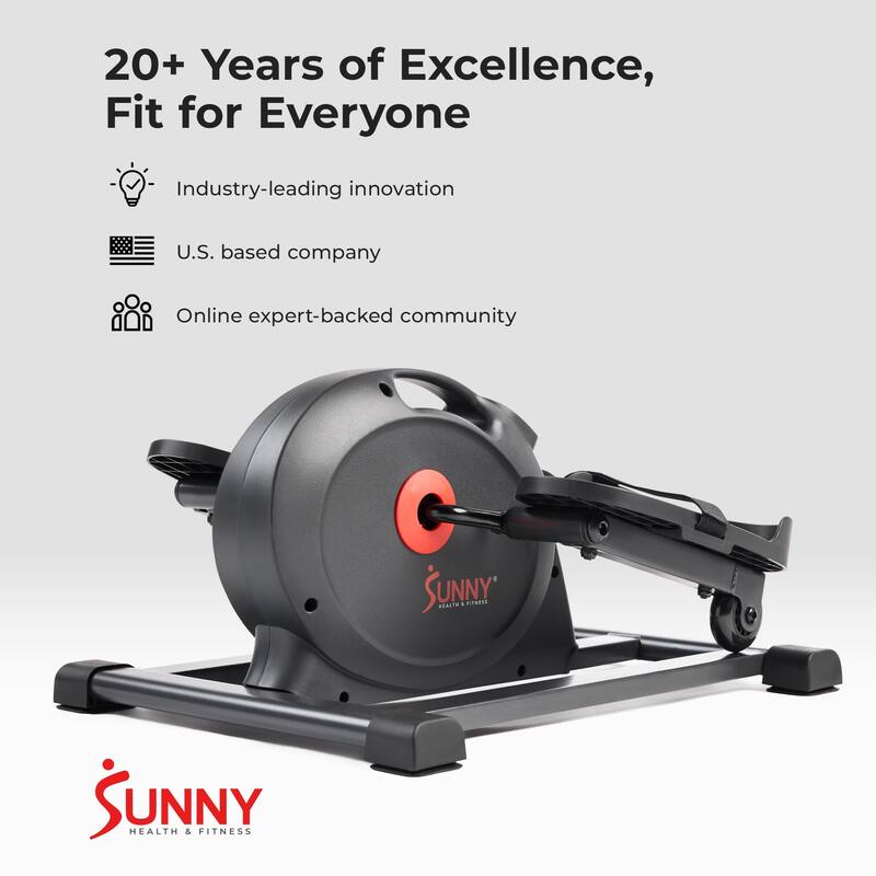 Sunny Health & Fitness Smart Compact Mini Elliptical SF-E324029