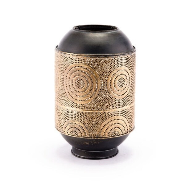 Small Candle Holder Antique Gold