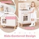 preview thumbnail 19 of 18, Costway Kids Kitchen Playset with Light up Stove & Cooking Sounds Oven - See Details