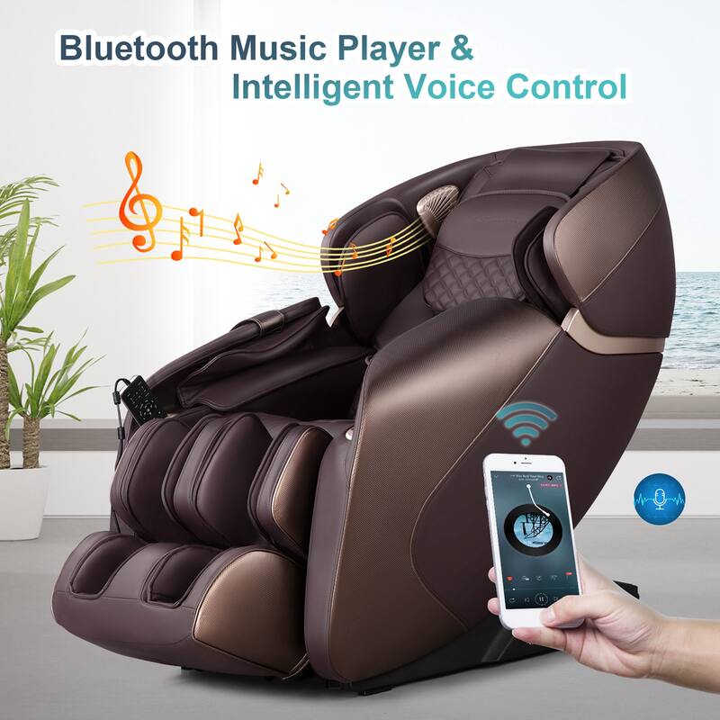 Relaxe Zero Gravity Shiatsu Massage Chair with Heating (SL-Track)
