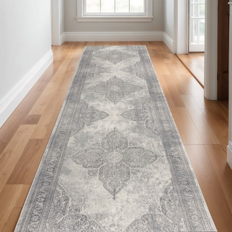 HomeRoots Oriental Southwest Runner Area Rug - 132 in. x 27 in. x 0.4 in. - 132 in. x 27 in.  x 0.4 in.